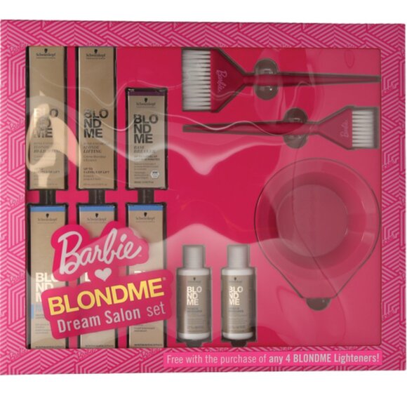 Schwarzkopf's BLONDME & Barbie Dream Salon Set (EXTREMELY RARE) - Picture 1 of 2